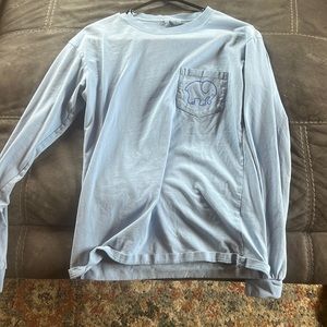 Blue ivory Ella shirt